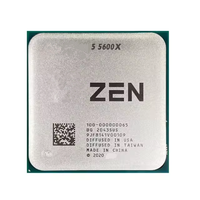 Nouveau processeur de jeu d'origine AM4 R5 5600X CPU Desktop 6 Core 12 threads DDR4 3.7GHZ PC Gaming AM4 R5 5600X processeur CPU