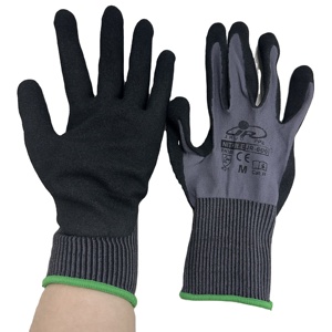 Poliéster Recubierto de Negro, Antiestático, Reutilizable, Lavable, para Construcción, Pulido y Manipulación de Trabajo Pesado - Product Image 1