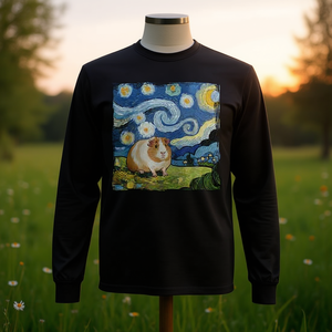 T-shirt a maniche lunghe per amanti dei porcellini d'India, simpatici amanti degli animali domestici - Product Image 3