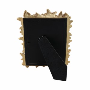 Cornice Decorativa a Farfalla con Bordo in Metallo Dorato, Cornice Fotografica Contemporanea Glamour per Tavolo, Ingresso, Camera da Letto - Product Image 4