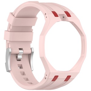Bracelet de montre de luxe compatible pour Pop Watch, en silicone, étanche, anti-rayures, à libération rapide, multicolore - Product Image 6