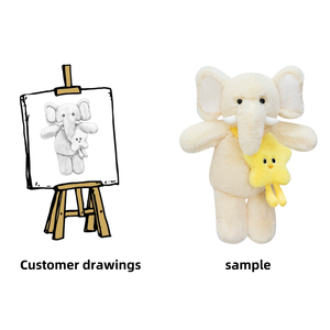 Jouets en peluche personnalisables, oreiller mignon en coton PP, coussin de chevet, étiquette personnalisée, emballage, étiquette suspendue - Product Image 5