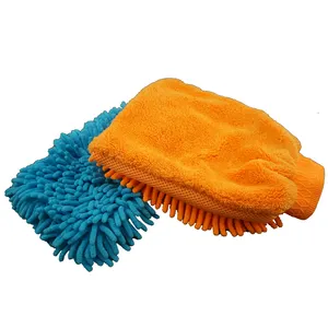 Gant de lavage pour le nettoyage de voiture gant de nettoyage en microfibre pour voiture