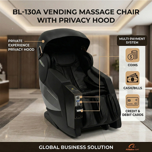Sillón de Masaje Comercial 3D 4D de Gravedad Cero con Código QR, Operado con Monedas, Certificado CB, con Bolsas de Aire para Todo el Cuerpo - Product Image 1