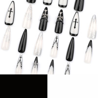 Boîte d'emballage de luxe réutilisable et faite à la main pour les ongles Vente en gros Extra Long Court Meilleur acrylique pour les ongles par pression