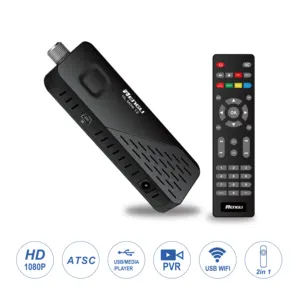 Mỹ Mexico thị trường chuyển đổi kỹ thuật số hộp ATSC TV giải mã ATSC Dongle Mini Stick