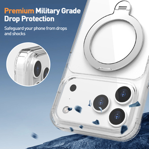 Tùy Chỉnh Rõ Ràng 2.8Mm TPU <span class=keywords><strong>PC</strong></span> Trường Hợp Điện Thoại Số Lượng Lớn Bán Buôn Với Đứng Cho Iphone 17 Không Khí Pro Max In Trung Quốc Trường Hợp Điện Thoại Nhà Sản Xuất - Product Image 5