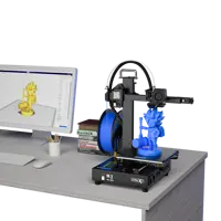 Impresora 3d de juguete para niños, dispositivo de impresión de escritorio Crux 1 extrusora directa, fácil de montar