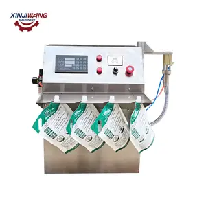 Semi Automatic Detergent Filling Machine Pouch Premade Bag Doypack Packing Juice Shampoo Liquid Packaging Machines