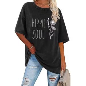 Camisetas Blancas al por Mayor, Lavadas con Ácido, 100% Algodón, 230 Gramos, Gruesas, Personalizadas, de Alta Calidad para Hombre - Product Image 1