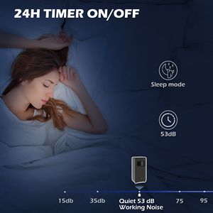 8,000 BTU Battery-Powered Mobile <b>Air</b> <b>Conditioner</b> for 345 Sq. Ft. Rooms Auto-Sleep Dehumidifier Fan 24H On/Off Timer Black <b>Window</b> - Product Image 5