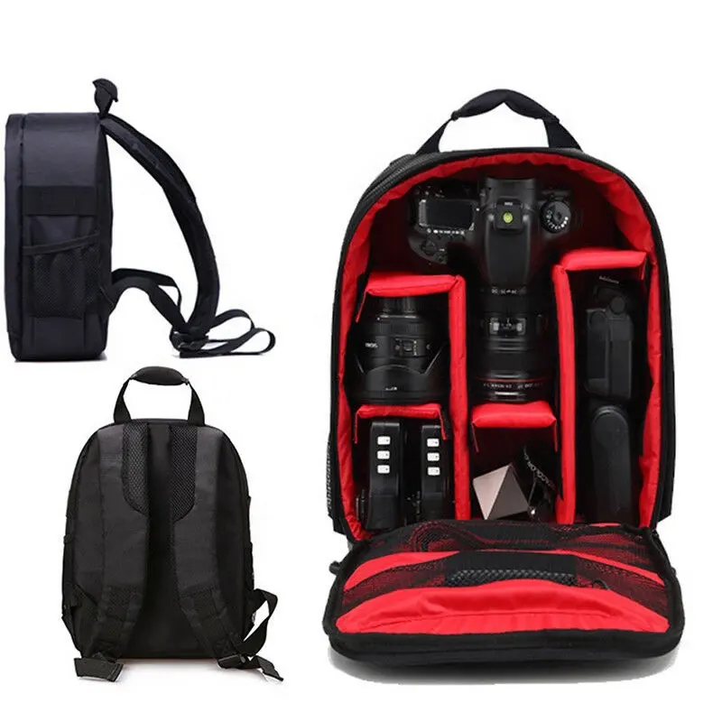 Deluxe DSLR seyahat kamera sırt çantası