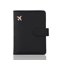 Dompet Paspor Aksesoris Perjalanan Kulit PU Anti RFID Palsu Versi Upgrade Merek OEM Penutup Tempat Penyimpanan Logo Murah