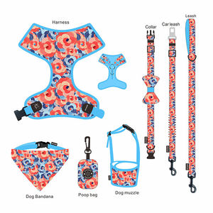 2025 नई कस्टम डॉग कॉलर पट्टा कार लीश कुत्ते को भौंकने से रोकता है - Product Image 1