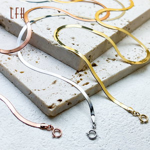 Erringbone-Cadena de eslabones de 18K para mujer, Gargantilla antigua de 18K - Product Image 4