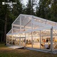 Tentes en PVC avec structure en aluminium pour événements, mariage en plein air, fête, ignifuges, imperméables, transparentes, chapiteau de luxe sur mesure