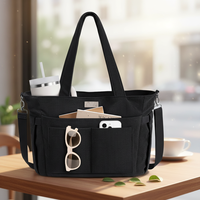 Sac fourre-tout léger en velours côtelé pour ordinateur portable, idéal pour enseignantes, infirmières, sac à livres, sacs fourre-tout durables pour femmes