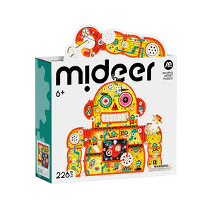 Rompecabezas Artístico con Formas <span class=keywords><strong>Mideer</strong></span> MD2390 - Fábrica de Robots, Rompecabezas Creativo para Niños - Product Image 1