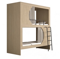 Literas Duraderas para Cuatro Personas, Diseño de Cápsula Espacial, Camas de Dormitorio para Estudiantes, Hoteles y Apartamentos