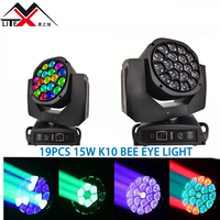 19x15W RGBW 4in1 Big Bee Eye K10 Martin MAC Aura Led Beam Wash Moving Stage Light for Show DJ Stage Lighting