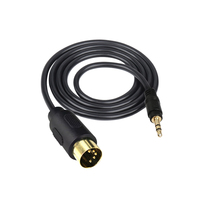 Benutzer definierte MIDI-Stecker 5-polig Din auf 3,5mm TRS Mini-Buchse Stereo-Stecker Audio-Adapter kabel