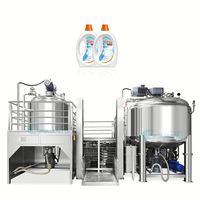 Cuve de mélange sous vide de 5000 L utilisée dans les machines à fabriquer du savon liquide, les machines à fabriquer de la mayonnaise et les lignes de production de crème