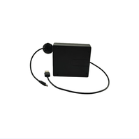 Cable de Extensión Eléctrico Retráctil Mini con Resorte, 2 Metros, con Enchufe USB DYH-1816, Cable USB-C Retráctil