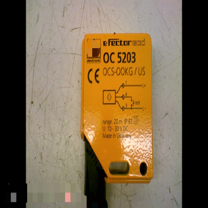 Nuevo y Original ELECTRONIC <span class=keywords><strong>OC</strong></span> 5203 Rango Fotoeléctrico: 20 M IP 69 U: 10 - 30 V DC 165373 Controlador de Programación PLC - Product Image 1