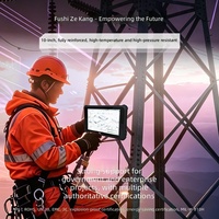 Tablette durcie Android 14 5G de 10 pouces 1920x1200 avec CAN BUS et RS232, large plage de température, pour l'inspection des équipements de réseau électrique et des postes de transformation