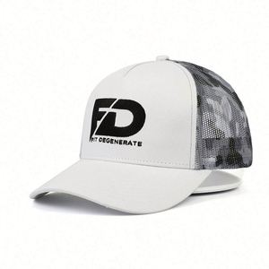 Factory Supplier 5 Panel Custom <b>Hat</b>,High Profile Embroidery Designs Camouflage Trucker <b>Hat</b>,White Embroidered Mesh Trucker <b>Hats</b> - Product Image 1