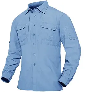 Men's Nylon breathable dries quickly long sleeve shirt for fishing