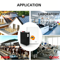 Baterai Surya 10KWh LiFePO4 Rakitan Baterai Lithium yang Dapat Dipasang di Dinding dan Rak untuk Sistem Penyimpanan Energi Surya Rumah Tangga