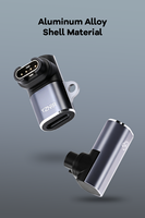 Connecteur de charge magnétique 4 broches Garmin en alliage d'aluminium, adaptateur micro USB femelle à montage sur panneau pour appareil photo et ordinateur portable