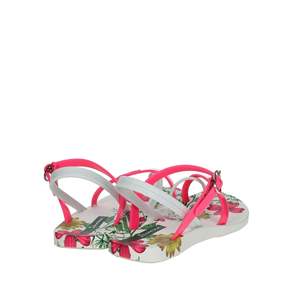 Sandalias Ipanema para Niña, Blancas con Estampado Floral Rosa, Tipo Jelly Planas - Product Image 3
