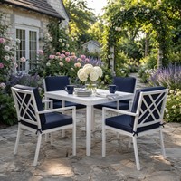 Meubles de jardin, table et chaises de jardin pour villa, ensemble de salle à manger extérieure en teck de luxe, table extérieure pour hôtel, ensemble de salle à manger extérieure pour hôtel