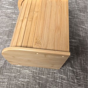 กล่องขนมปังไม้ไผ่สำหรับวางบนเคาน์เตอร์ครัว พร้อมฝาปิด สำหรับใช้ในบ้าน - Product Image 4