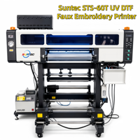 Mesin Printer UV DTF Suntec 3D Faux Embroidery Teknologi Terbaru 2026 untuk Efek Bordir Imitasi, Mesin Cetak Langsung ke Gulungan Film