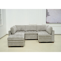 Tissu rembourré 6 pièces Thomasville Design canapé modulaire ensemble de canapés sectionnels combinaison libre moderne
