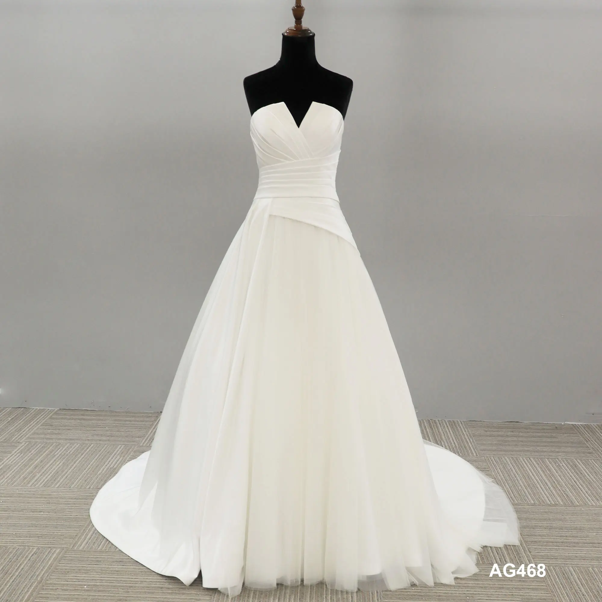 Iğne ve iplik pleats yarış giyim boyutları yarı resmi giysi gelin prenses tarzı düğün elbisesi için düğün elbisesi es 2022