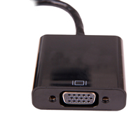 Adaptateur DFX vers VGA 1080P Full HD Mâle vers Femelle, Câble Convertisseur DP vers VGA pour Moniteur PC, Projecteur, Téléviseur