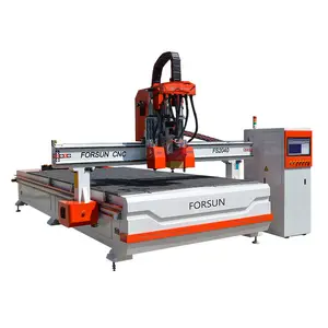 25% Korting Cnc Modulaire Meubelmachine Met Oscillerend Mes Multifunctionele Vier Koppen Meubelen Cnc Machines