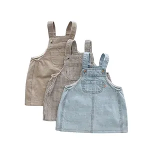 2024 New Arrival mềm trẻ em Toddler bé jeans dungarees quần áo trẻ em