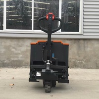 Chariot élévateur à fourche électrique à grande roue, chariot à palettes tout-terrain miniature motorisé durable, fabriqué en Chine