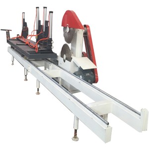 TT500-3000 Sierra circular de doble hoja, aserradero con carro para cortar troncos de madera - Product Image 2