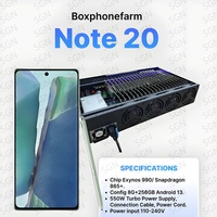 Système de bot de minage de téléphones mobiles 20phone Farm Box avec fonction OTG, mémoire 64 Go, 110 V