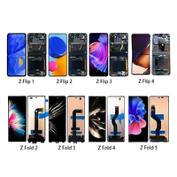 ASSELTE para Samsung Z Flip 5, Pantalla Táctil LCD Super AMOLED Original Interna con Digitalizador y Marco, 3 Años de Garantía