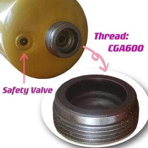 Bouteille de <span class=keywords><strong>gaz</strong></span> vide CGA600 Fabricant <span class=keywords><strong>R134A</strong></span> Bidon de <span class=keywords><strong>gaz</strong></span> pour appareil Candela - Product Image 4