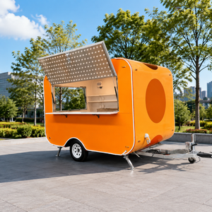 Nuevo Carrito de Hot Dogs, <span class=keywords><strong>Remolque</strong></span> de Comida Móvil para BBQ y Pizza con Cocina Completa, Carritos de Venta de Helados Resistentes Usados en Venta - Product Image 1