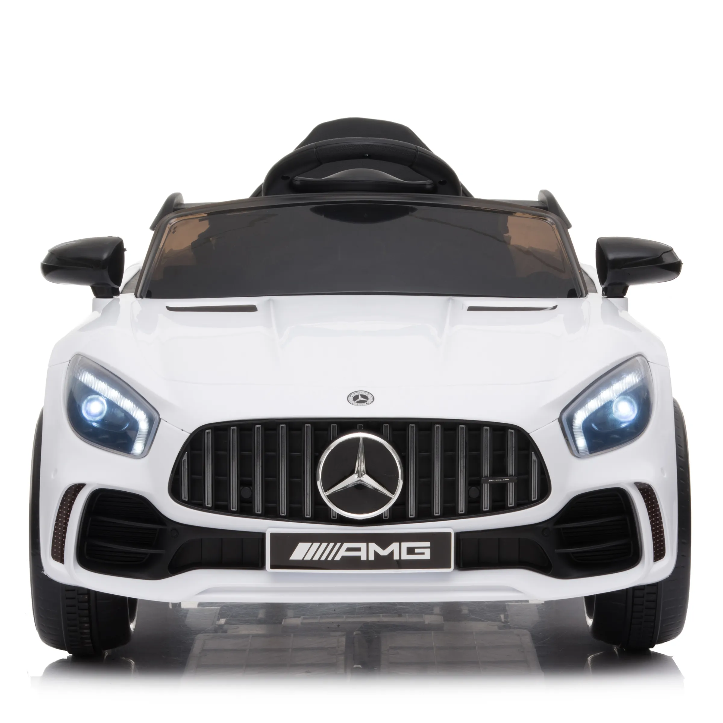 Licensed Mercedes Benz GT-R AMG Electric Car Red Ride On Toy Car White Remote Control Green Black Electric Kids Cars