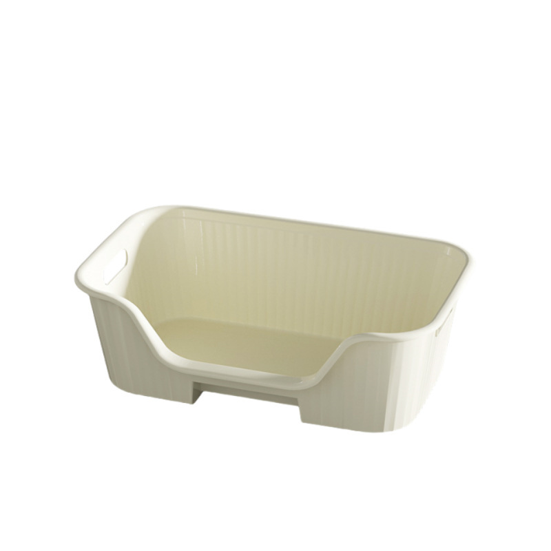 Stepped litter box [off-white] Medium